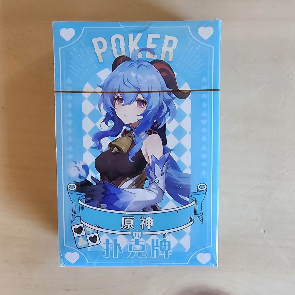 Fan Art Genshin Impact Poker Playing Cards 54 Pcs Anime Game Theme Deck‎